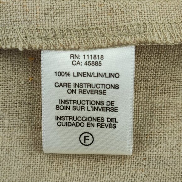 Michael Kors Women's Dress Wheat Mid Thigh 100% Linen Size 4 - Picture 4 of 8